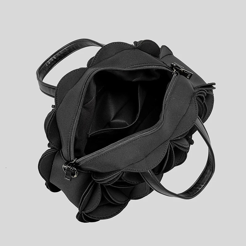 Fashion Petal Women Handbags Flowers Shoulder Bags Nylon Crossbody Bag Cute Female Tote Shopper Purses 240930
