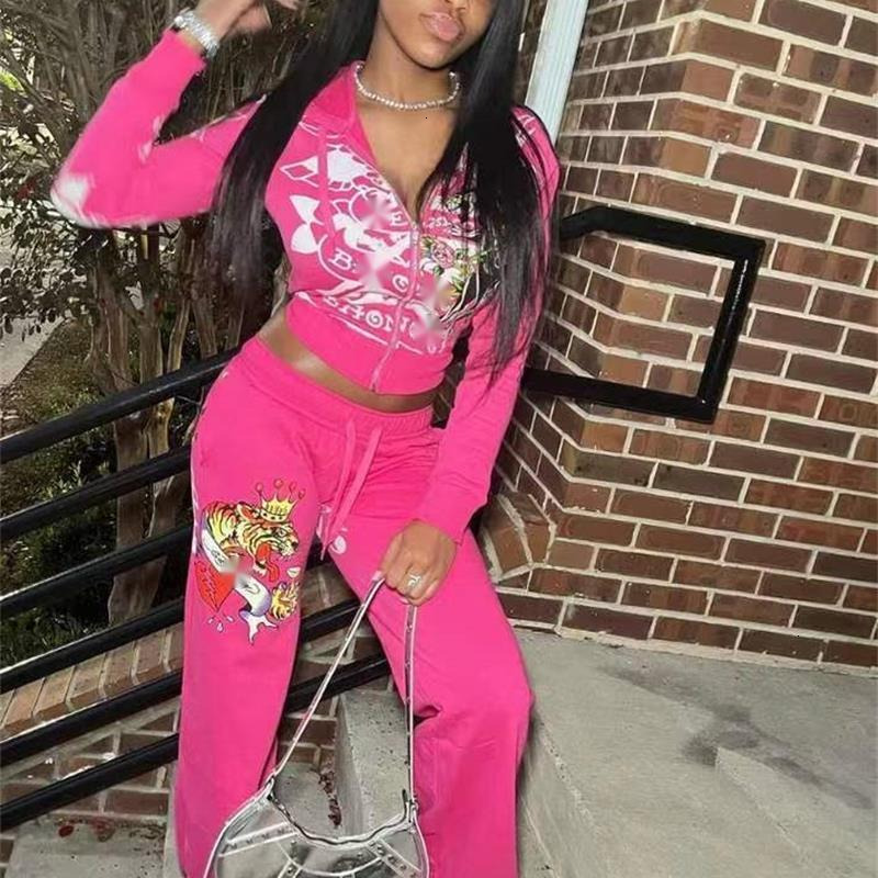 Designer Tracksuits For Womens Hoodies Fashion Positioning Printed Sweater Two Piece Set New Style Hooded Sweatshirt And Pants C260312