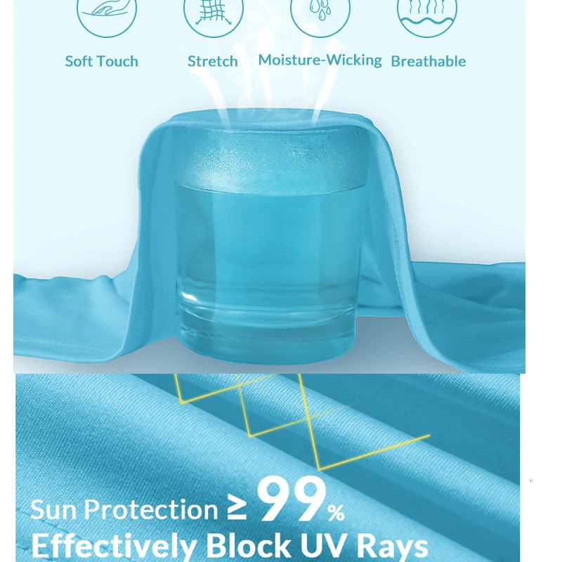 Mens Shirts Sun Protection Shirts Uv Spf Upf 50 Long Sleeve Stretchy Tops Rash Guard Fishing Running Quick Dry Lightweight 240930