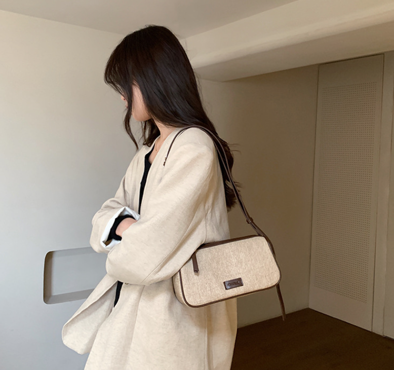 Women Simple 3 Shoulder Design Fashion Crossbody Bag Autumn Winter Vintage Style Triple Khaki Free shipping