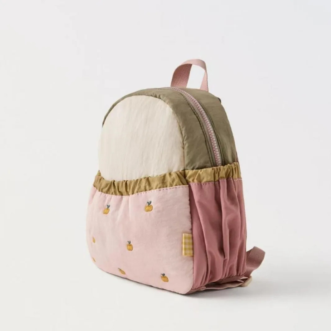 Embroidered Kids Backpack Flower Lightweight Childrens Backpac Kids AccessoriesKid Bag 240926