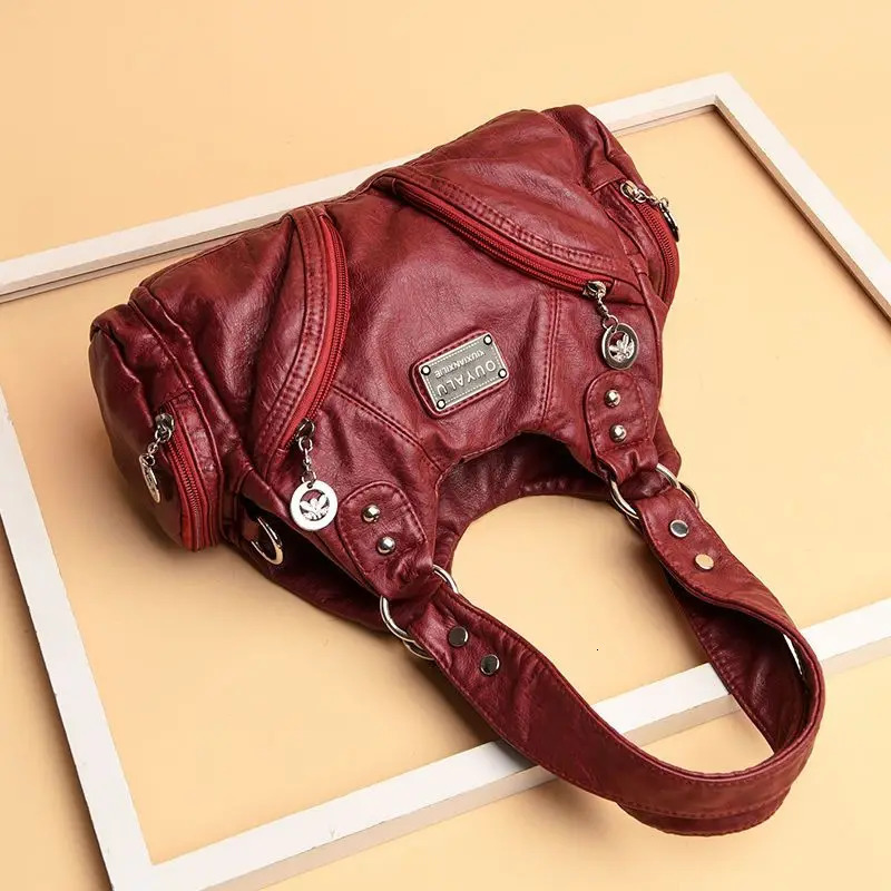 Large Capacity Female Shoulder Bag Ladies Leather Messenger Bags Handbags Women Bags er Crossbody 240929