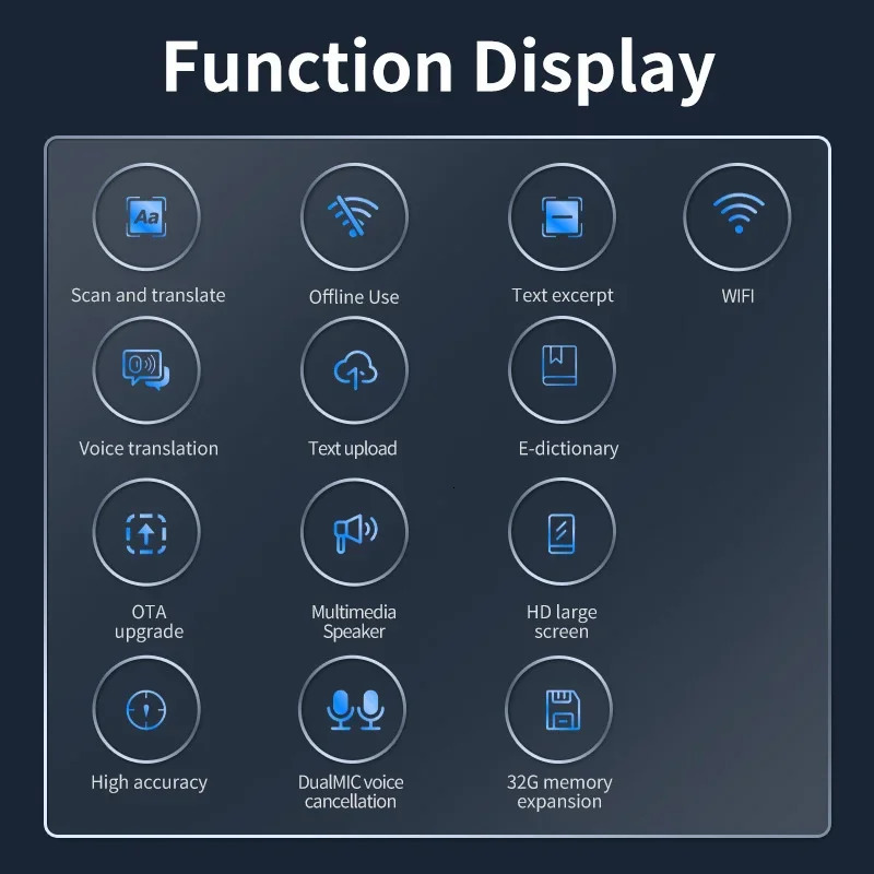 Smart Voice Scan Translator Pen A26 Real Time Language Translator Multi functional Business Travel Dictionary 240923CJ