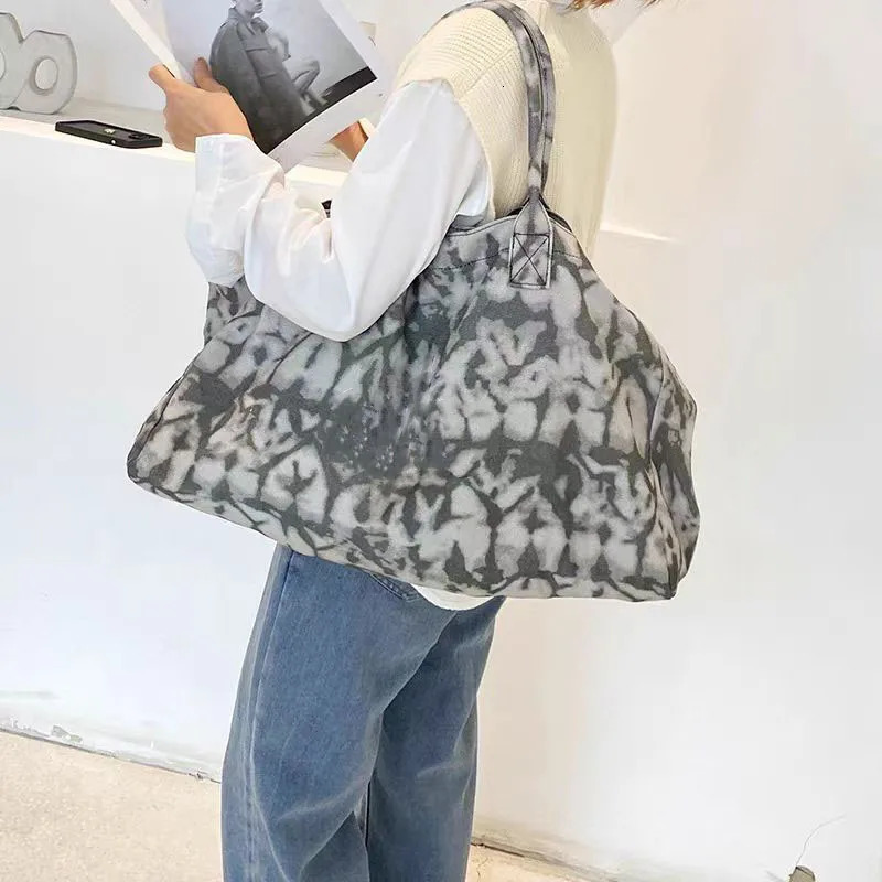 3 1-2 mens womens large capacity yoga sports and fiess tote canvas reusable shopping bags 240929 4