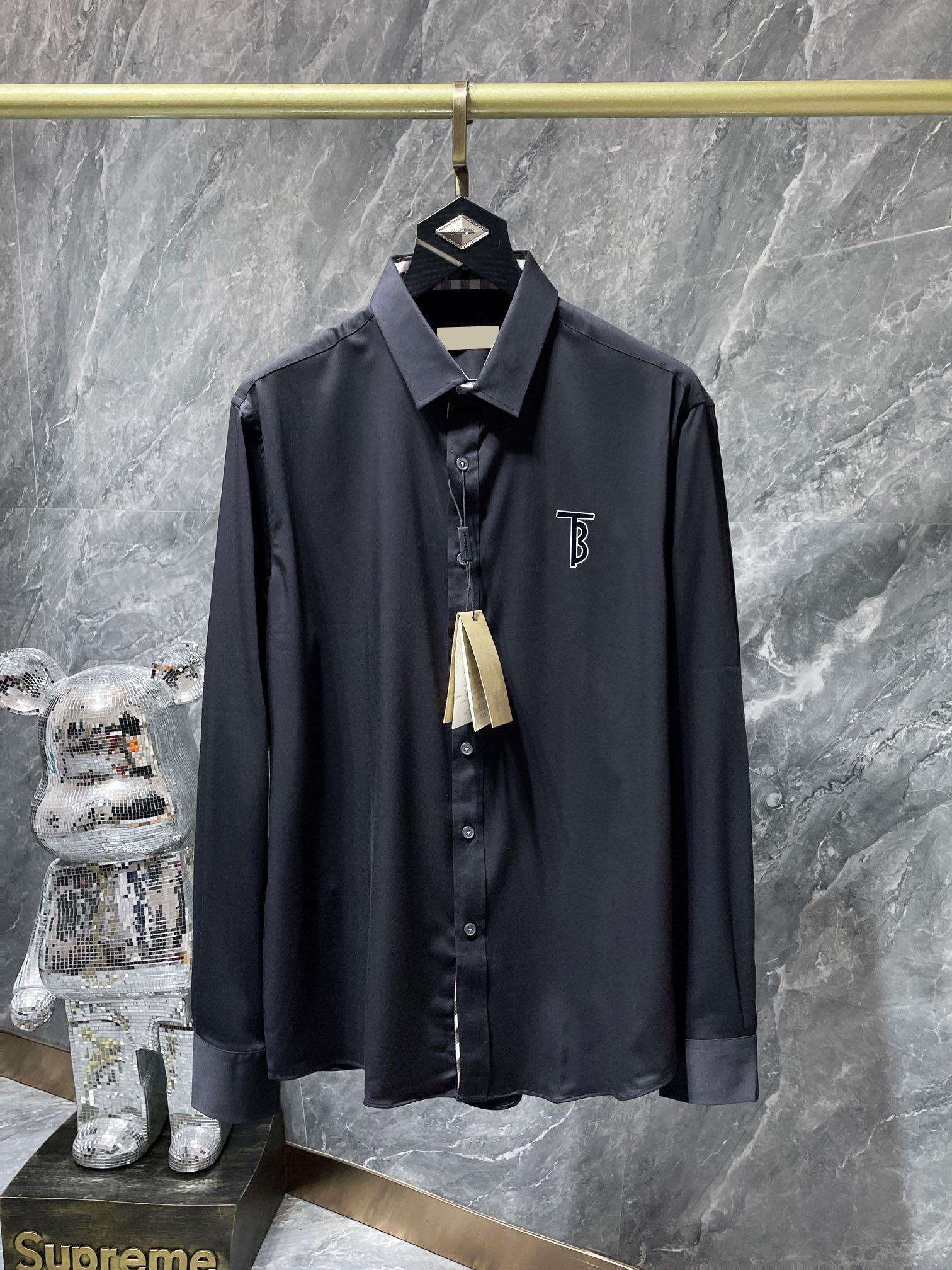 Dress Shirt Mens Designer Shirt High Elasticity And Wrinkle Resistance Brand Suit Shirt Slim Fit Business Designer Button Up Shirt