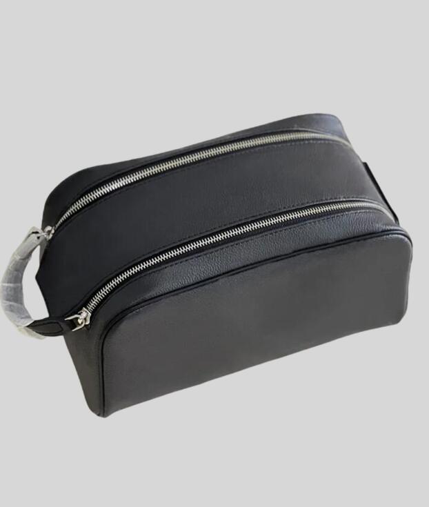 Double zipper men travelling toilet bag designer women wash large capacity cosmetic bags toiletry Pouch makeup bags 26cm