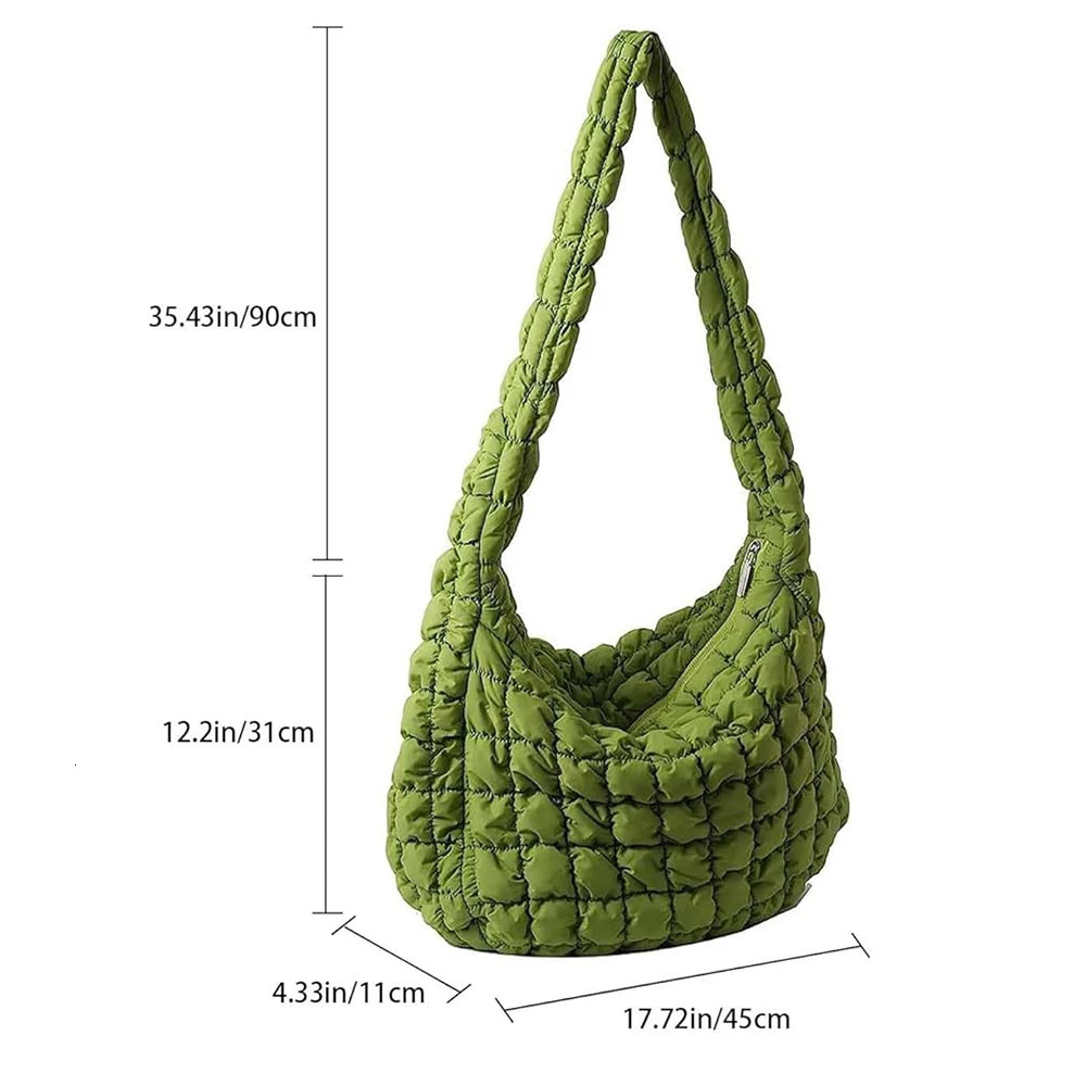 Gilded cross body bag womens pleated bubble bag cloud shoulder bag large handbag er bag pleated handbag 240929