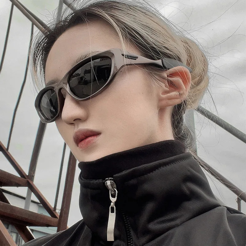 Mini Sunglasses Womens Fashion Retro er Hip Hop Square Green Sunglasses Womens Glasses 240918