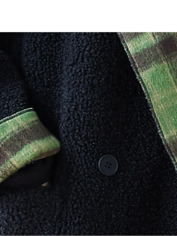 Autumn and Winter Long Jacket Trench Coat Womens Extra Large Flat Coat Womens Sheepskin Coat Fashion Plush Womens Teddy Bear Coat 240927