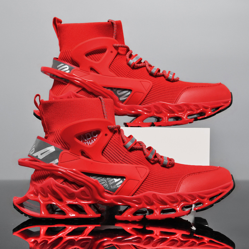 Running Shoes for men Platform Sneakers Mesh Trainer Race Breathable Shoes fashion Outdoor Tennis