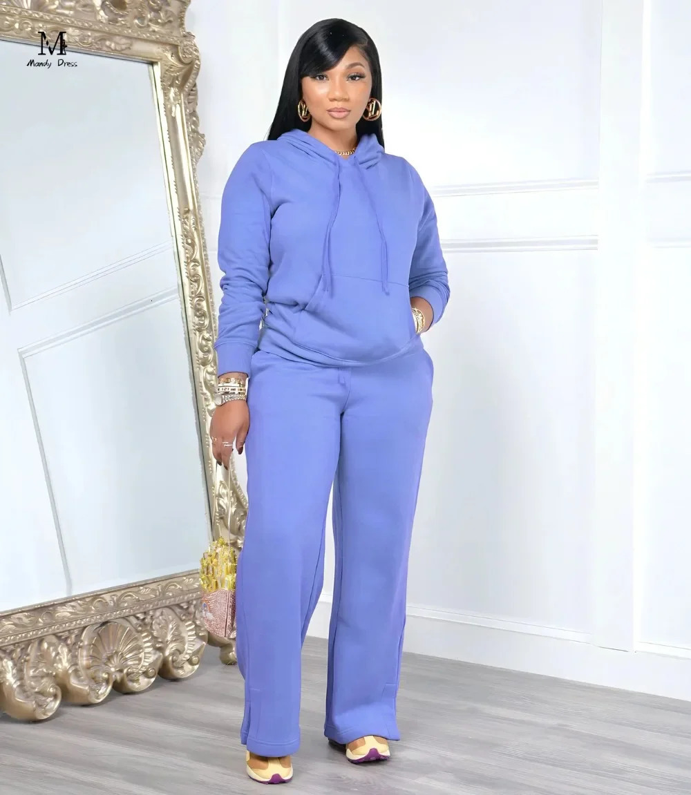 Activewear Women Fleece Tracksuit Hoodies Sweatpants Casual Sport Outfits Autumn Winter Sweatsuit 2 Two Piece Sets 240930