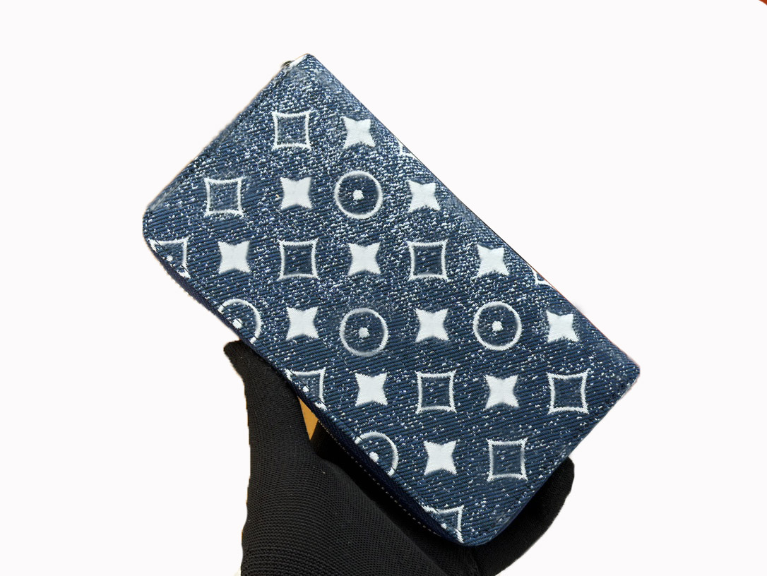 Elegant Women's Designer Wallet Luxury Zippy Long Purse Premium Quality Classic Floral & Monogrammed card Holder Fashion Small Clutch with Box and Dust Bag