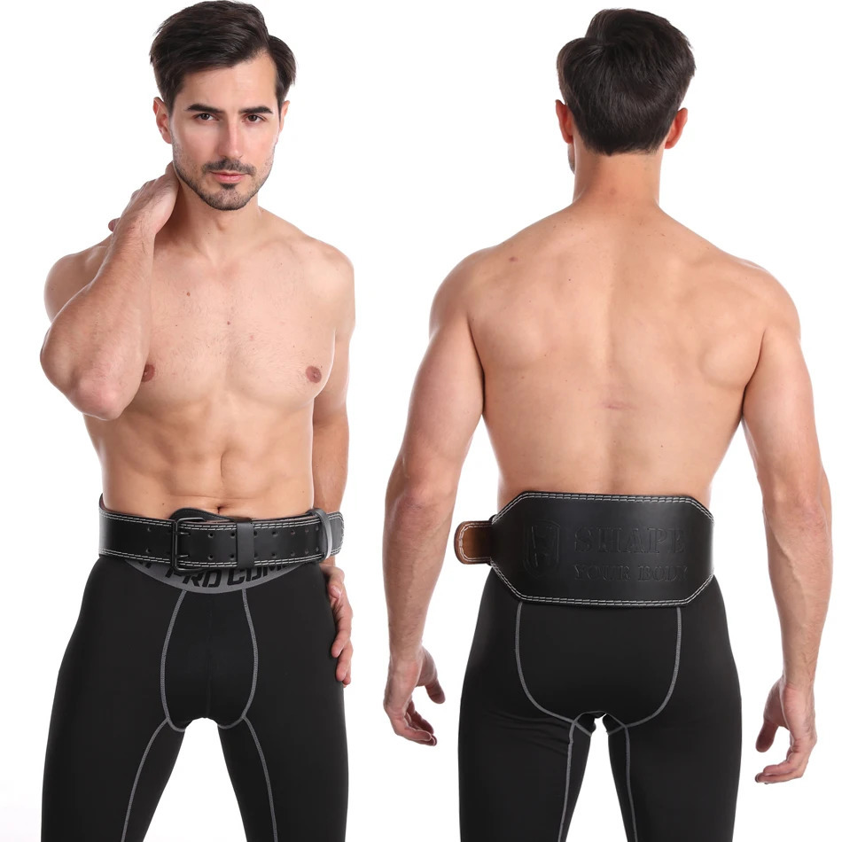 Gym fitness buckle weightlifting belt waist support belt used for squatting dumbbell training bodybuilding waist support protector 240930