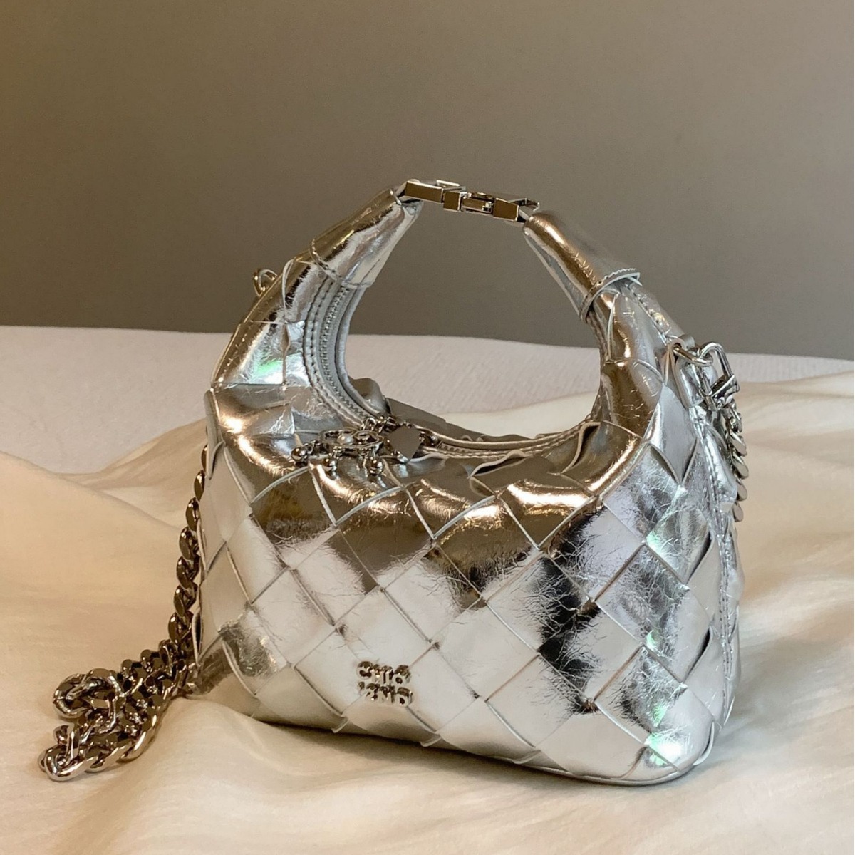 Women s Fashion Designer Handbag 2025 New Shiny Leather Shoulder Bag Trendy Handbag Crossbody Bag Multifunctional Party Casual Wallet Lipstick Storage