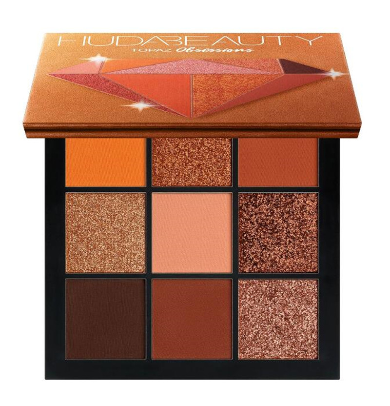 HUDA BEAUTY eye shadow pallet eyeshadow Cosmetics ruby gemstone coral bsessions eyeshadow 5 model beauty