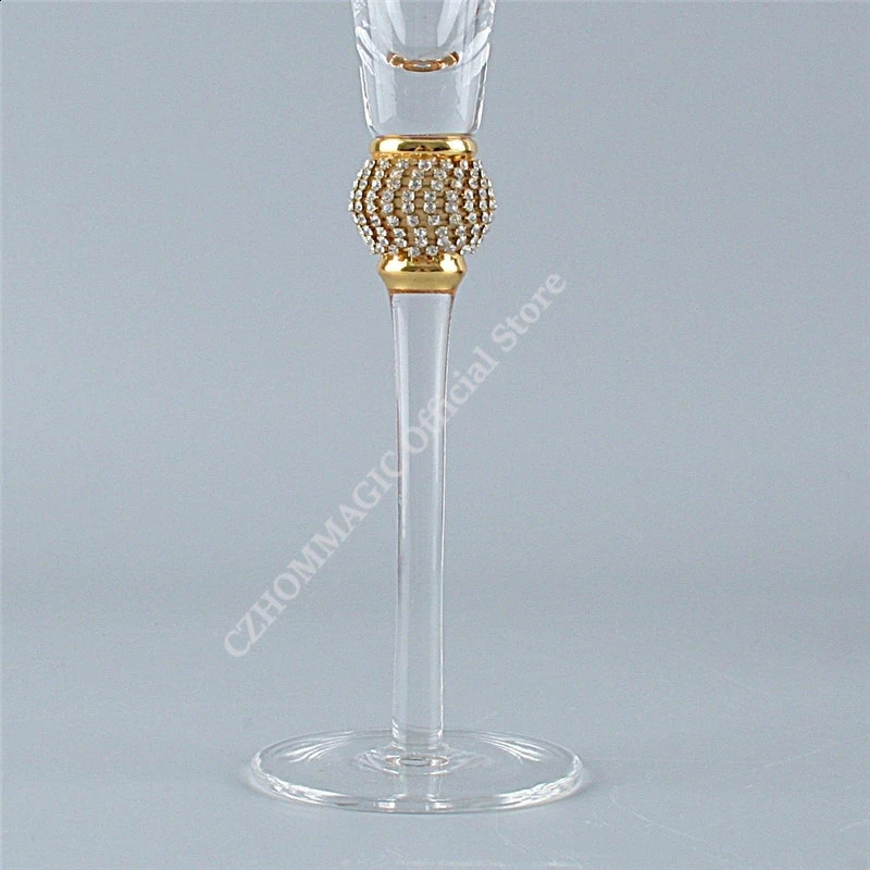 4/2Pcs Creative Gold Rimmed Glass Cup Red Wine Cocktail Champagne Whiskey Glass Drink Cup Bar Party Goblet Wedding Supplies Gift 240921