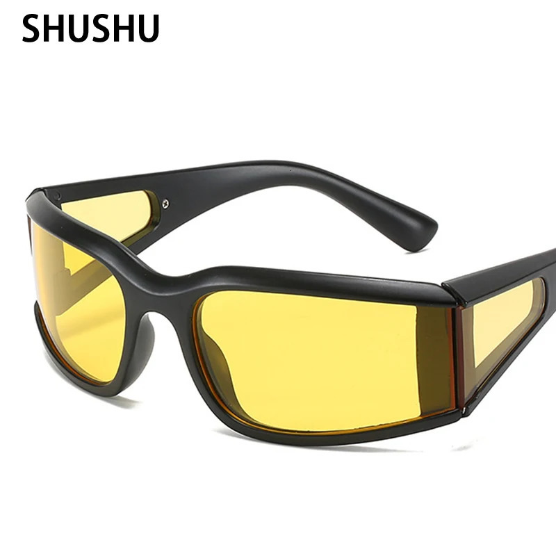 FC77 Fashion Square Sunglasses Men/Woman er Personality Vintage Sun Glasses Female Travel Retro Oculos De Sol 240929