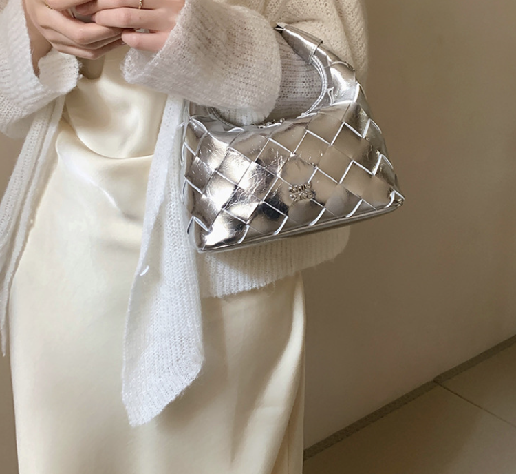 Women s Fashion Designer Handbag 2025 New Shiny Leather Shoulder Bag Trendy Handbag Crossbody Bag Multifunctional Party Casual Wallet Lipstick Storage