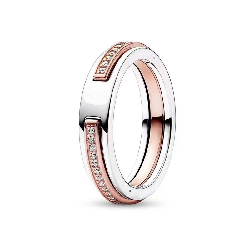 New Authentic Rings Women S925 Sterling Silver For PAN Brand Designer Christmas Wedding Birthday Gifts Jewelry R050
