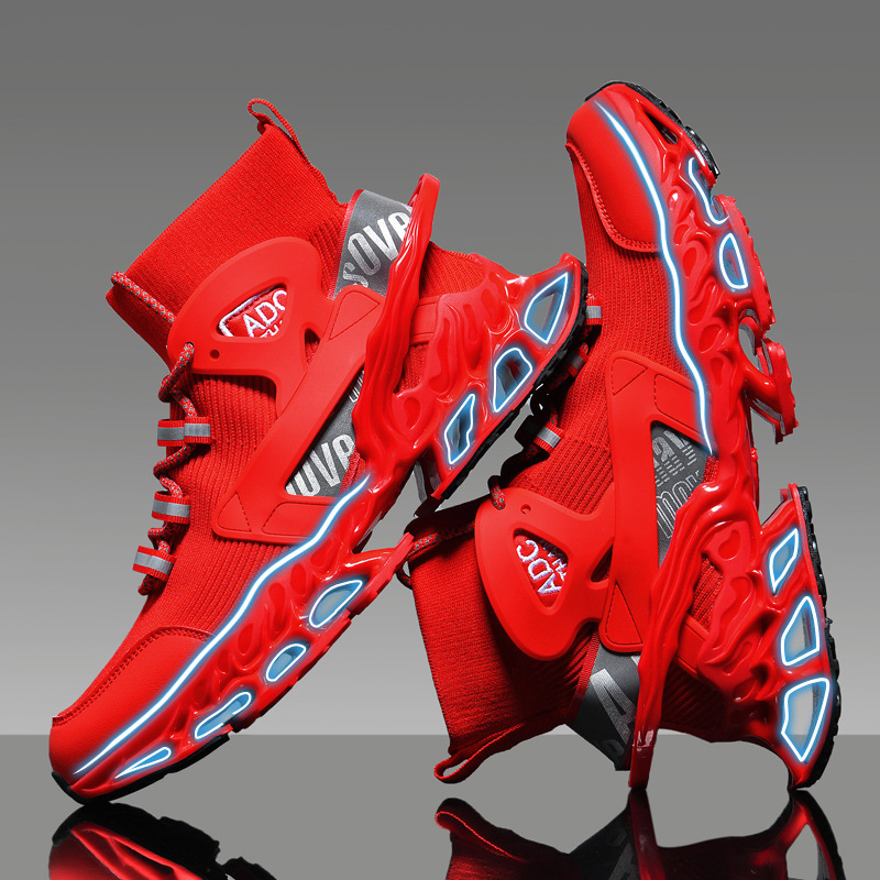 Running Shoes for men Platform Sneakers Mesh Trainer Race Breathable Shoes fashion Outdoor Tennis