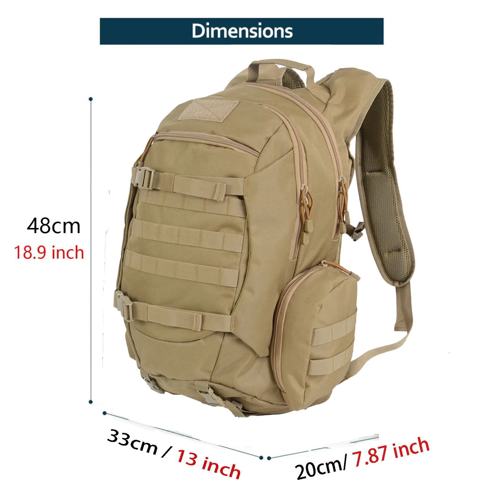 Thuram 45L Waterproof Fishing Hunting Backpack Outdoor Rucksacks Tactical Sports Camping Hiking Bag 241023