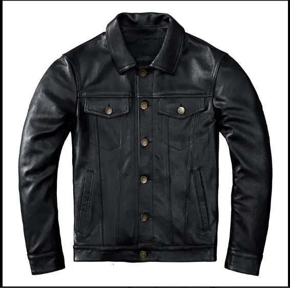 CC store is the . Leather jacket. Classic casual slim fit cowhide jacket. Plus size mens high-quality leather clothing. Fashionable. Wholesale 240929