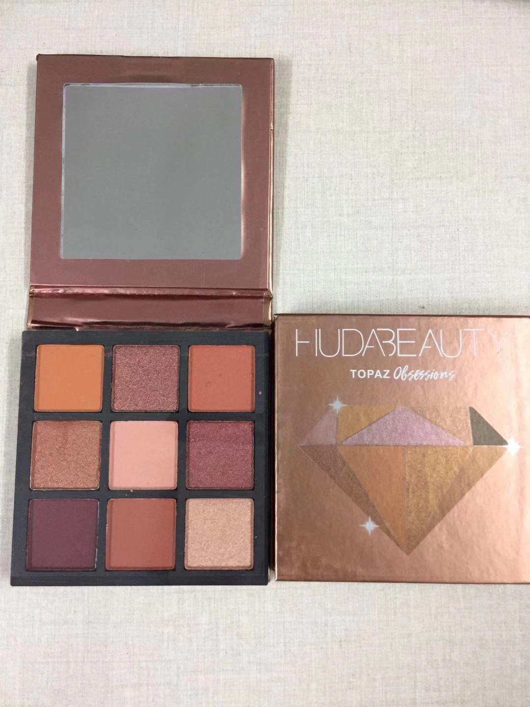 HUDA BEAUTY eye shadow pallet eyeshadow Cosmetics ruby gemstone coral bsessions eyeshadow 5 model beauty