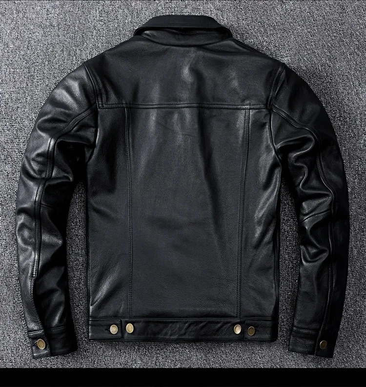 CC store is the . Leather jacket. Classic casual slim fit cowhide jacket. Plus size mens high-quality leather clothing. Fashionable. Wholesale 240929
