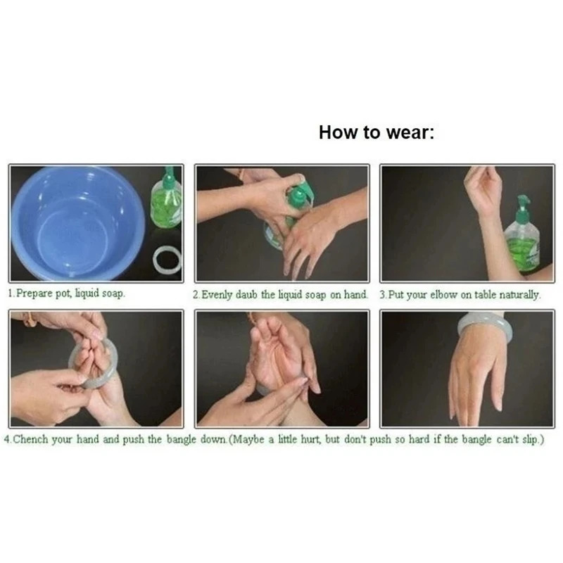 Light Green Jade Bracelet Fashion Accessories Jadeite Natural Charm Jewelry Women Men Handcarved Round Bangle Hand Ring 240930