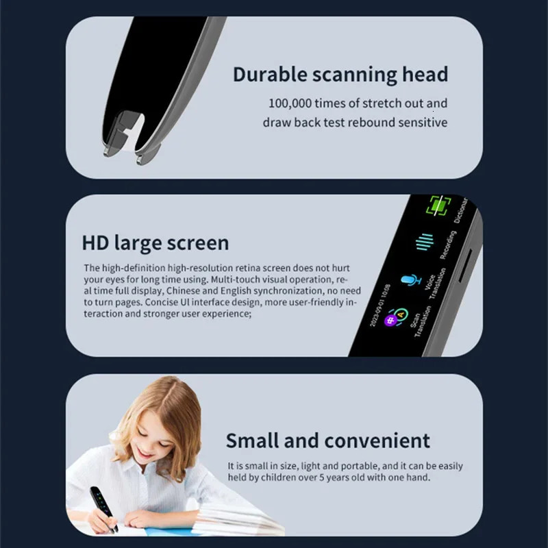 Smart Voice Scan Translator Pen A26 Real Time Language Translator Multi functional Business Travel Dictionary 240923CJ