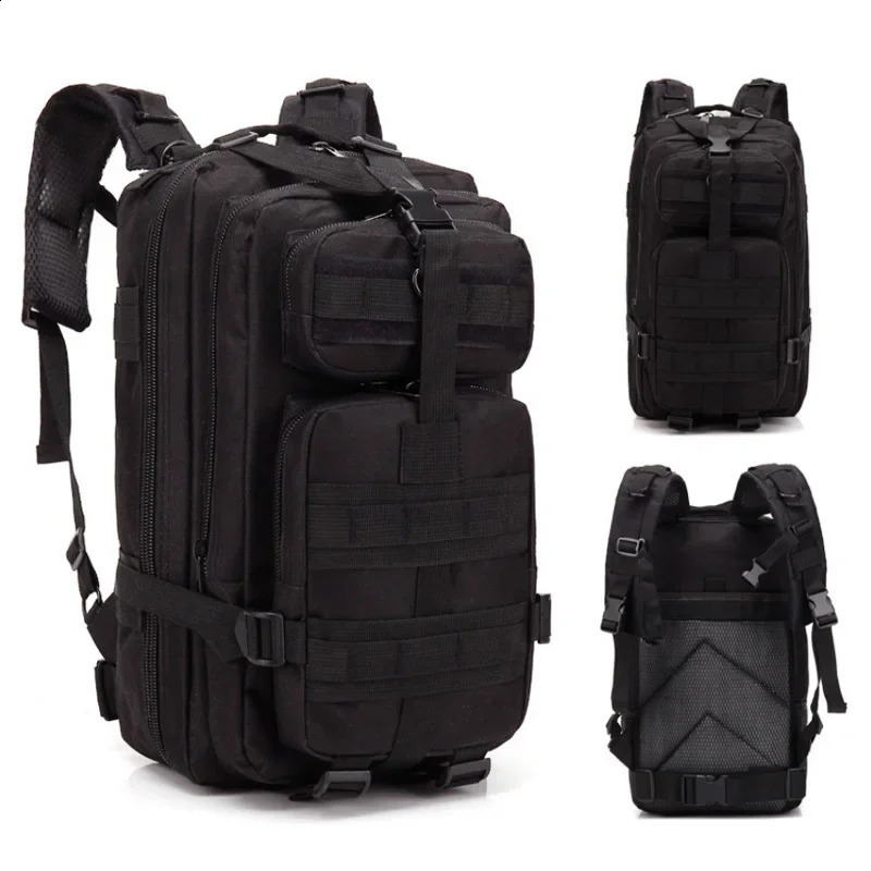 Outdoor 3P tactical backpack 30L first aid bag sports hiking camping hunting handbag climbing training handbag 241008