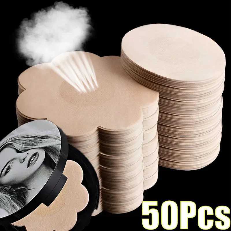 50 pieces/batch of Nipple cover stickers female breast lifting tape stickers invisible self-adhesive disposable bra pads breast patches W240817