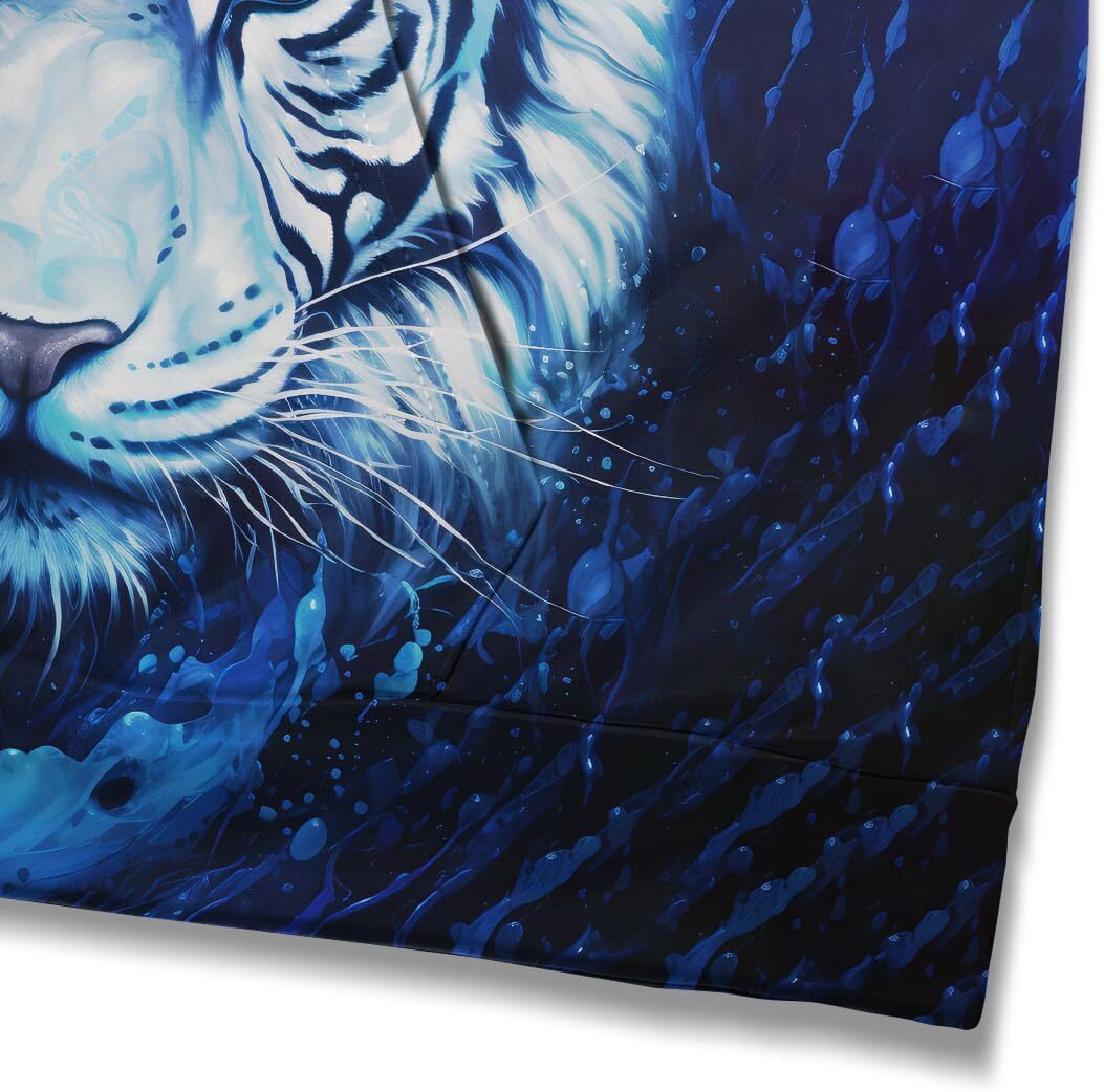 Hoodie for Mens Womens Gorgeous Splash Ink Furious Tiger Hoodie Hooded 3D Colorful Animal Graphic Sweatshirts Hoodies Graphic Hoodies sweatshirt