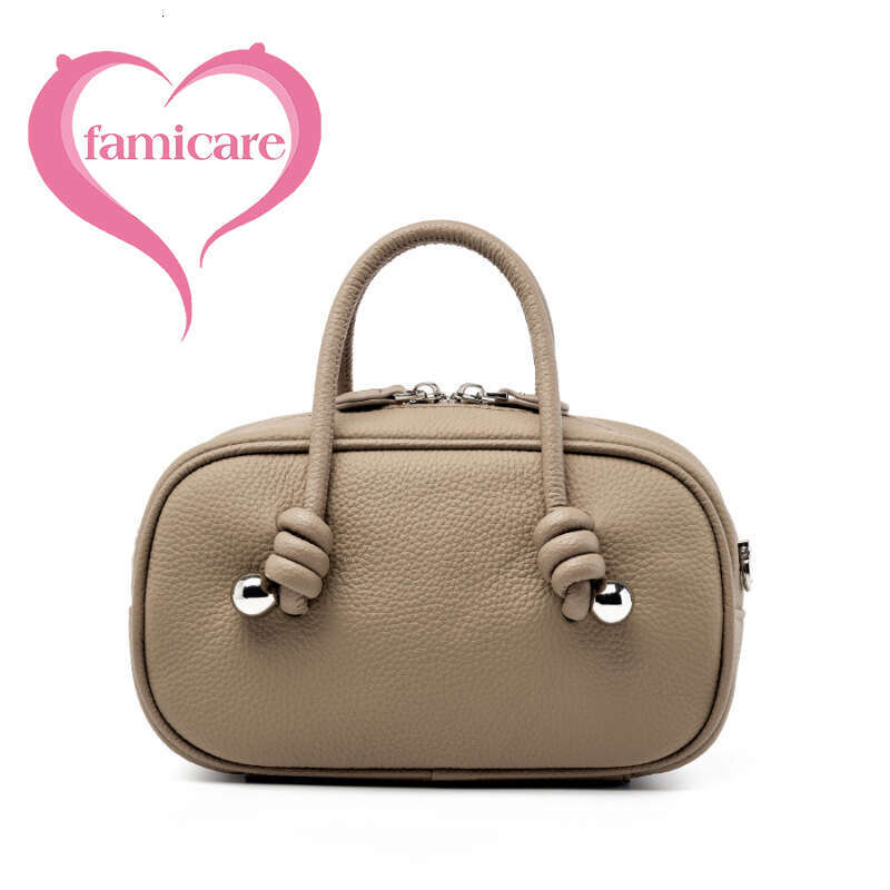 2024 New Women Versatile Shoulder Handbag Lady Simple And Elegant Genuine Leather Crossbody Bag Fashionable Girl's Underarm Bags