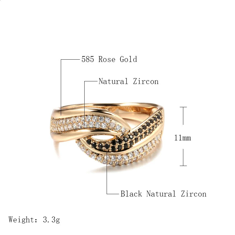 Wedding Ring for Women Elegant Real 18k Rose Gold Original Jewelry Gift Anillos De Para Mujer Oro 18 K Fine 240923
