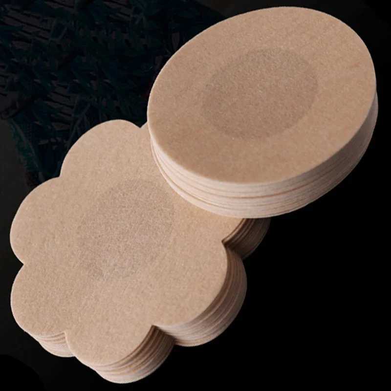 50 pieces/batch of Nipple cover stickers female breast lifting tape stickers invisible self-adhesive disposable bra pads breast patches W240817