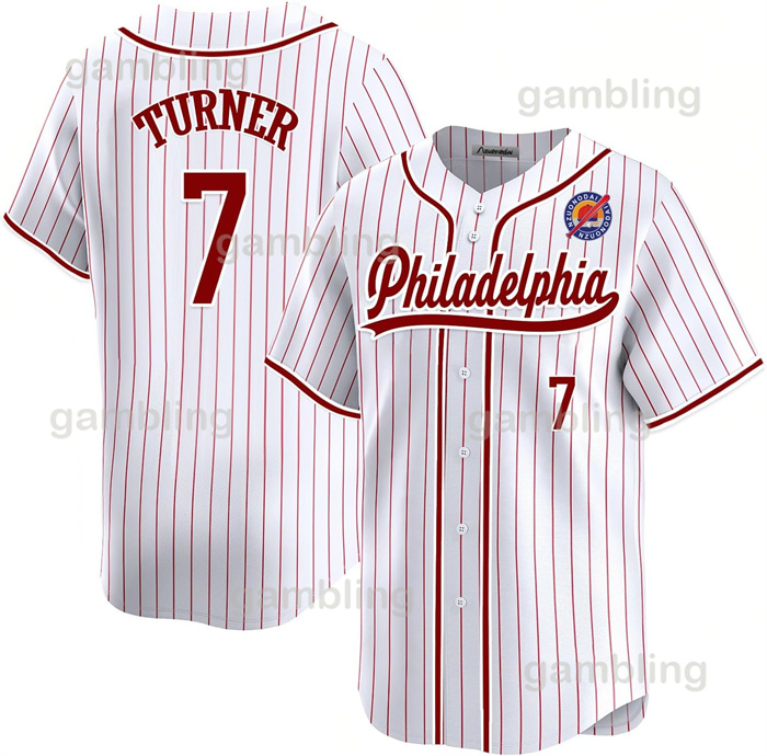24 Mens/Youth/Women Baseball ed Jerseys Herper Trea Turner Kyle Schwarber J.T. Realmuto Alec Bohm Nick Castellanos Aaron Nola
