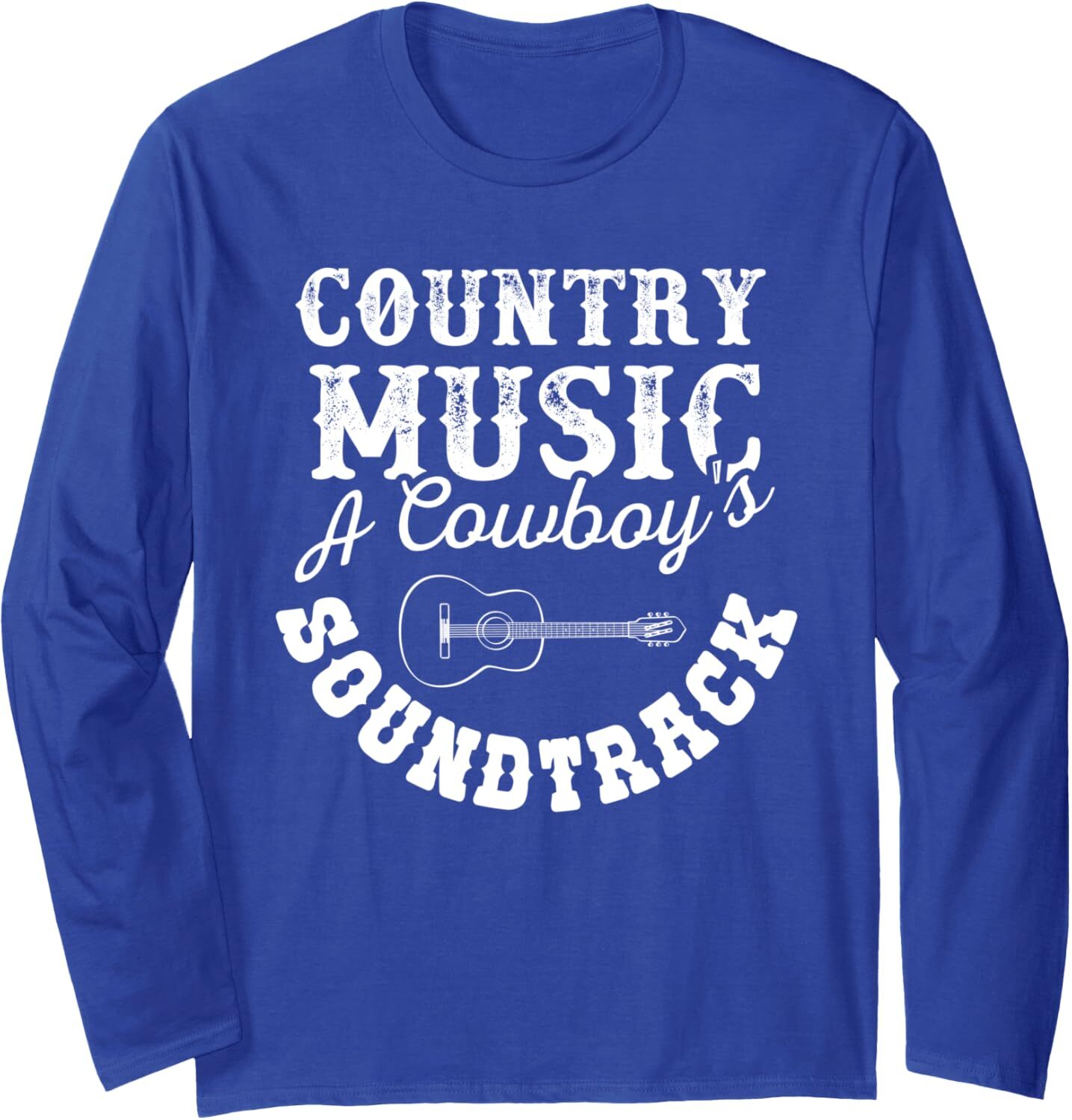 Long Sleeve Shirts for Men sweatshirt Vintage Country Music A Cowboys Soundtrack Guitar Chill Song Long SleeveTee Streetwear Casual tops clothes