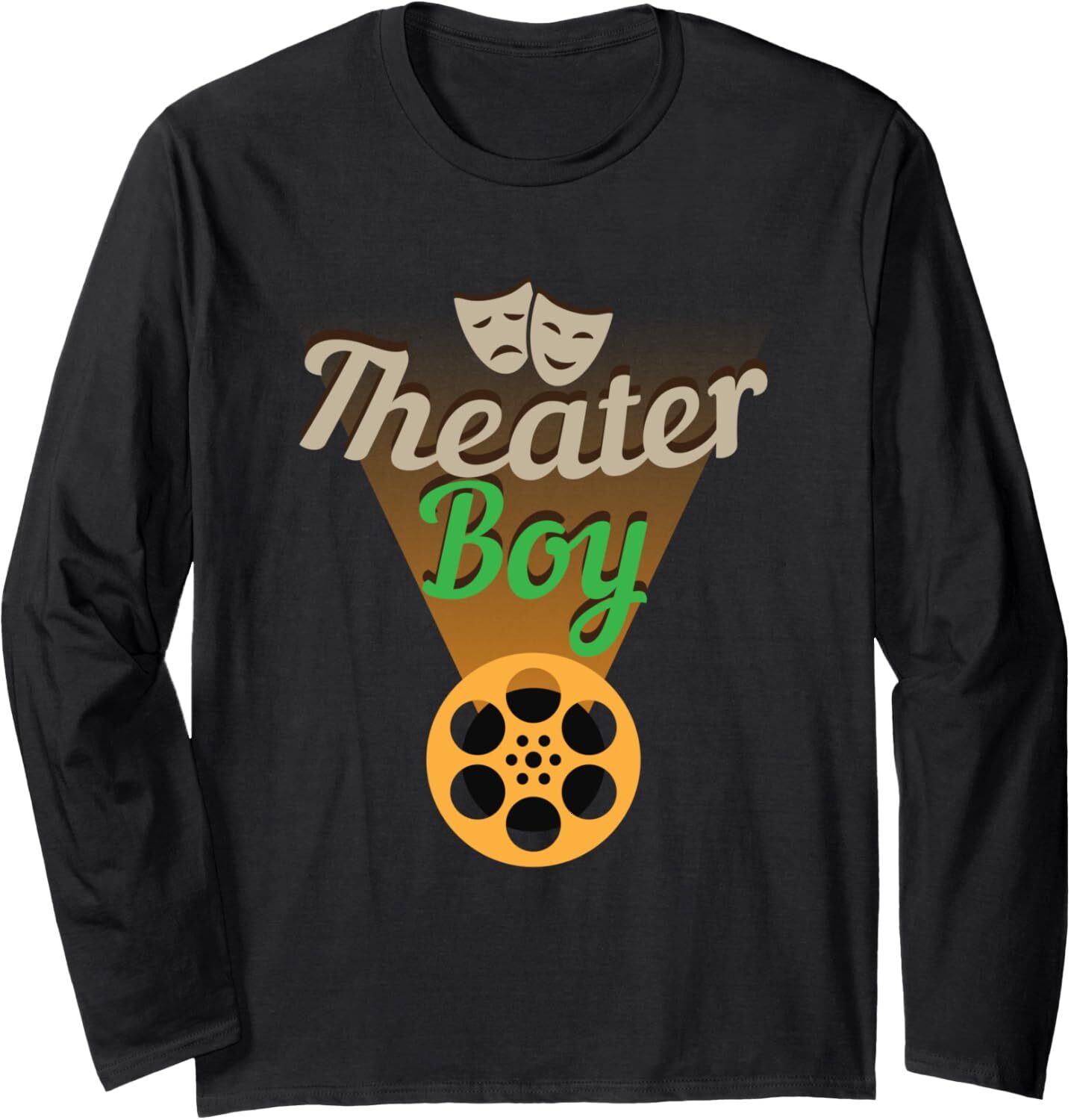 Long Sleeve Shirts for Men sweatshirt Funny Theater Boy Acting Drama Actor Actress Gift Long Sleeve Tee Streetwear Casual tops clothes fashion