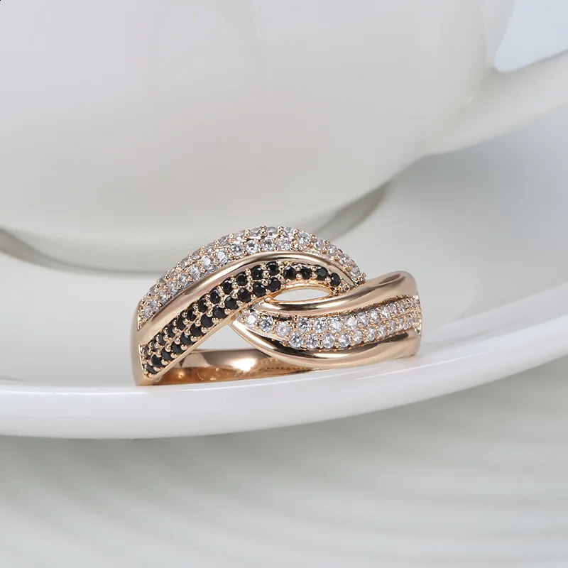 Wedding Ring for Women Elegant Real 18k Rose Gold Original Jewelry Gift Anillos De Para Mujer Oro 18 K Fine 240923