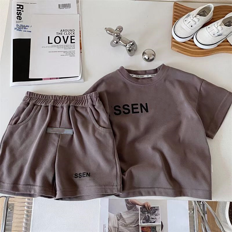 Essential Kids Designer Clothes Boy Tracksuit Girls Essential Shorts Kid T shirt Set Youth Skateboard Pant Jogger Suit Children Tshirt Top Tees Baby Clothing 110-160