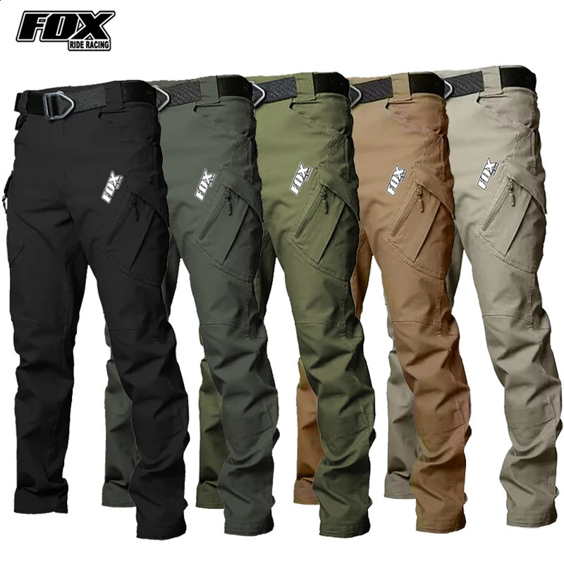 FOX RIDE RACING Cycling Long Pants Mens Mountain Bike Trousers Motocross Bicycle Bottoms Mtb Enduro Pant Pantalon Ciclismo 240923