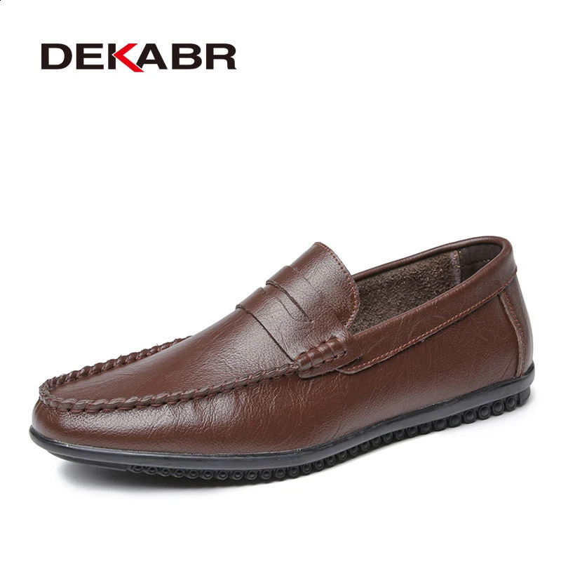 DEKABR Loafers Spring New Summer Comfy Mens Flats Fashion Men Moccasins Male Footwear Casual Shoes Size 37~46 240924