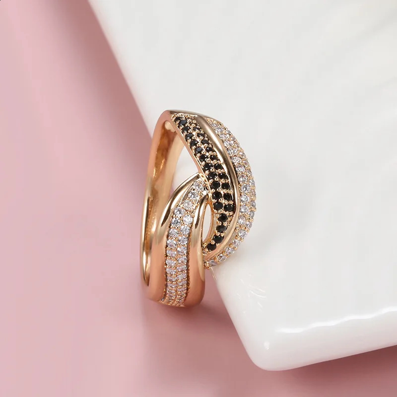 Wedding Ring for Women Elegant Real 18k Rose Gold Original Jewelry Gift Anillos De Para Mujer Oro 18 K Fine 240923