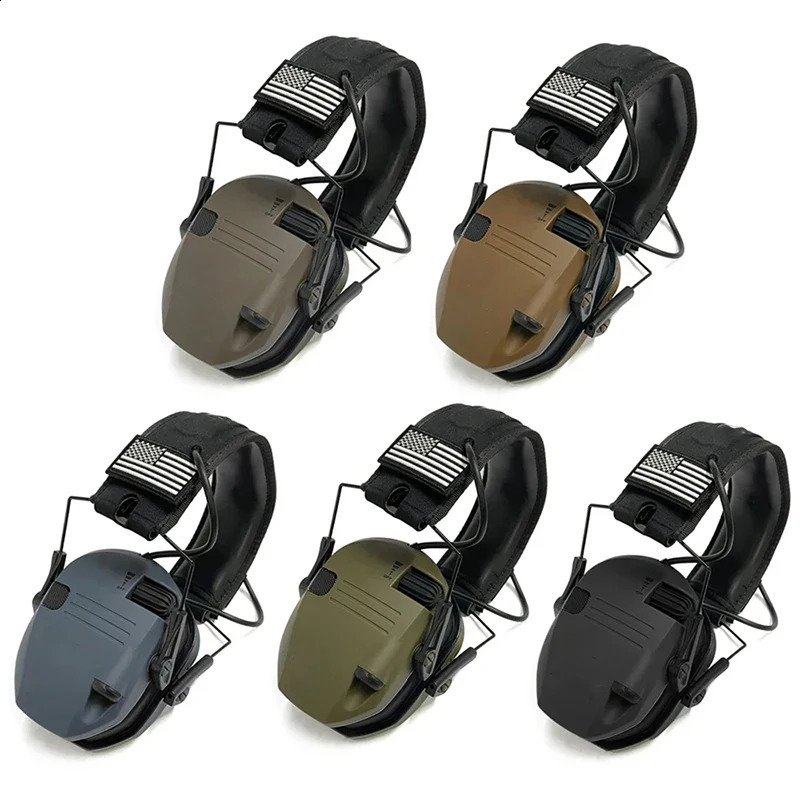 electronic shooting headset for hearing protection ear protection noise reduction active hunting tactical earmuffs 240920