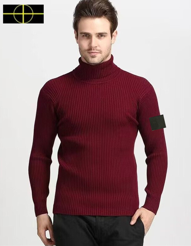 stone jacket islands cargo jumper men women Warm Unisex Turtleneck Sweater with Thicken Fabric - Long Sleeves, Western Temperament Topcoat