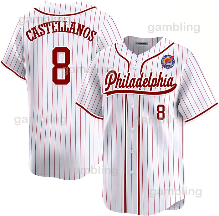 24 Mens/Youth/Women Baseball ed Jerseys Herper Trea Turner Kyle Schwarber J.T. Realmuto Alec Bohm Nick Castellanos Aaron Nola