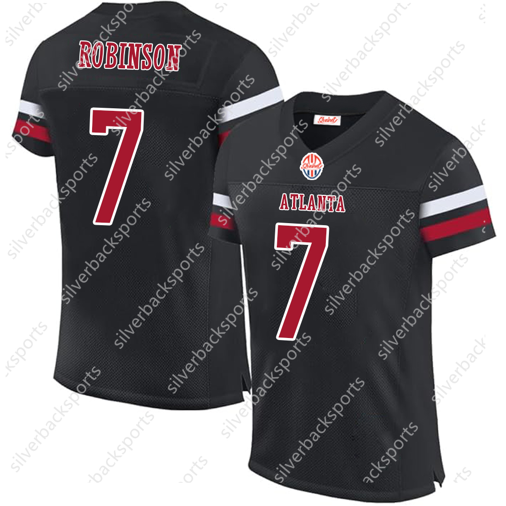 2025 Top Custom Jersey 9 Michael Penix Jr 2 Matt Ryan 5 Drake London 7 Robinson Demone Harris Cordarrelle Patterson Men/Women/Youth Football Jerseys T