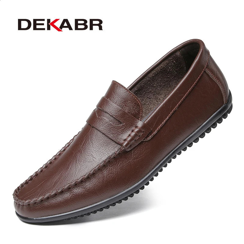 DEKABR Loafers Spring New Summer Comfy Mens Flats Fashion Men Moccasins Male Footwear Casual Shoes Size 37~46 240924