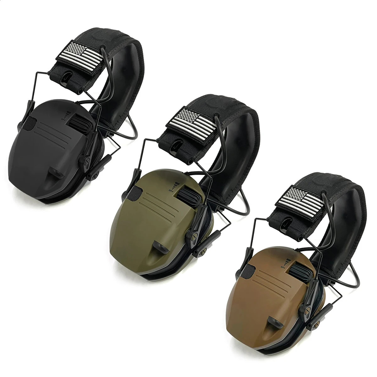 electronic shooting headset for hearing protection ear protection noise reduction active hunting tactical earmuffs 240920